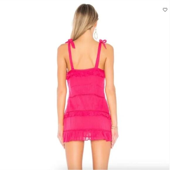 Lovers + Friends Ronnie Mini Dress in Fuchsia Pink - Picture 2 of 8